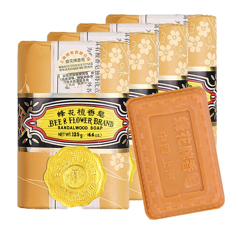 力士(Lux) 檀香皂 沐浴香皂125g*4块装(包装和香型随机)