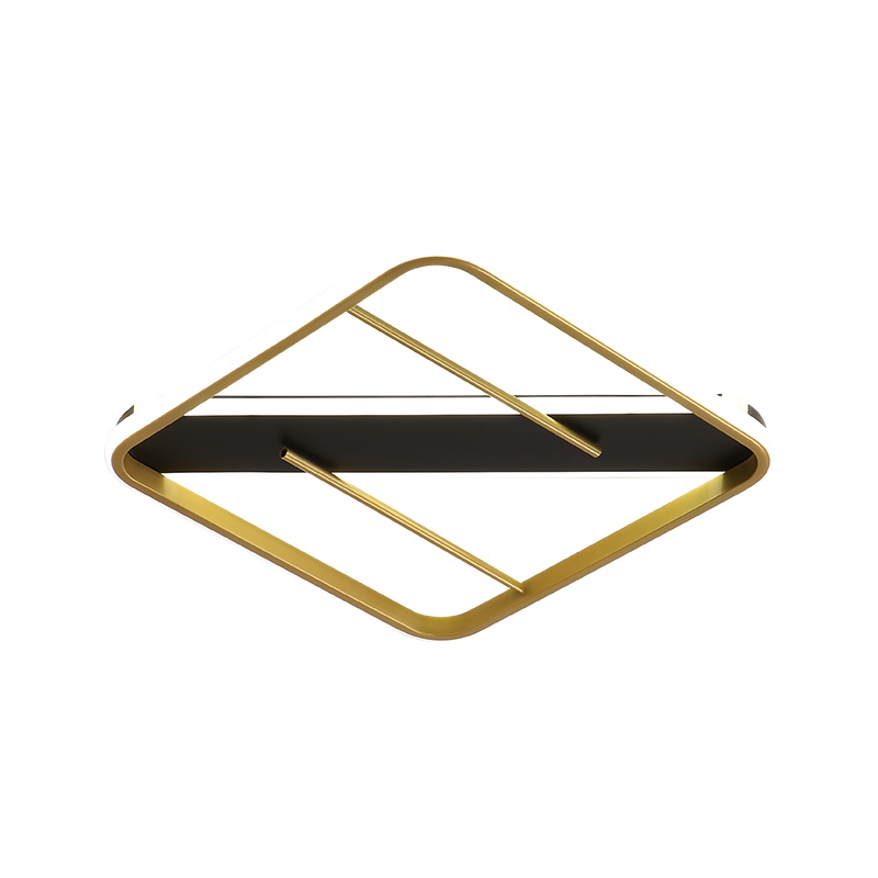 尊阁 新款现代简约LED铝材方形时尚大气吸顶灯温馨卧室灯餐厅灯书房灯个性北欧风格灯具