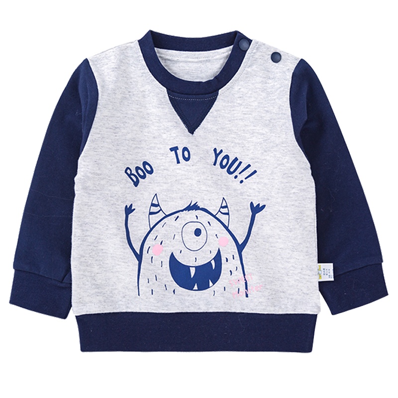 优简(BEST JANE)宝宝纯棉套头打底内衣儿童T恤/衬衫秋衣单件上衣婴儿幼儿长袖上衣衣服