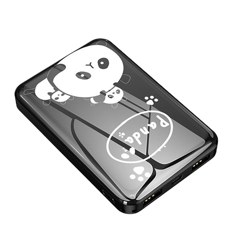 充电宝5000毫安大容量安卓苹果智能手机通用移动电源 呆萌熊 标配版+充电短线