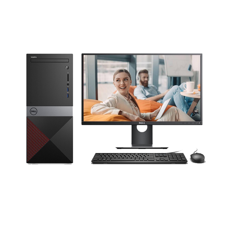戴尔（DELL）成就3670-R19N8R 商用办公 家用娱乐 企业采购 学生学习 性价比机 台式电脑19.5（Intel i7-8700 8GB 1TB+128GB 4GB独显）