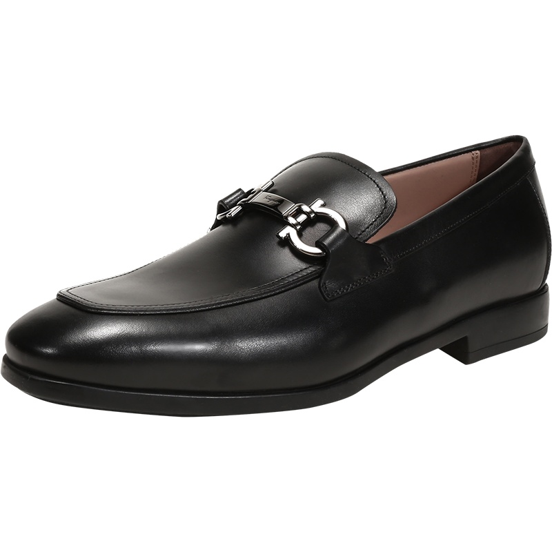 FERRAGAMO 菲拉格慕 男士 牛皮 GANCINI乐福鞋皮鞋 0735236