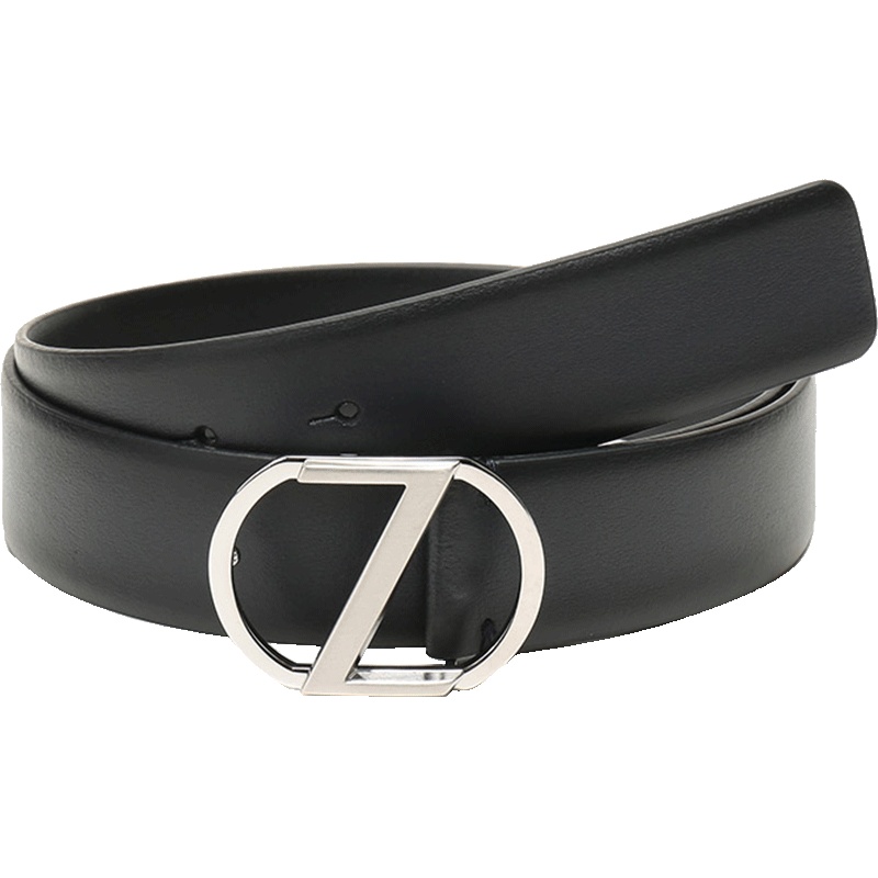 Z ZEGNA 杰尼亚 男士牛皮板扣式皮带腰带 ZPJ45A 9QCP
