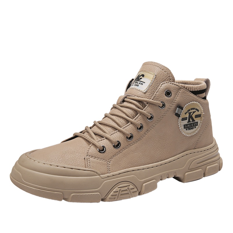 木林森男鞋马丁靴男2020秋季新品时尚韩版男潮鞋休闲运动靴子男百搭