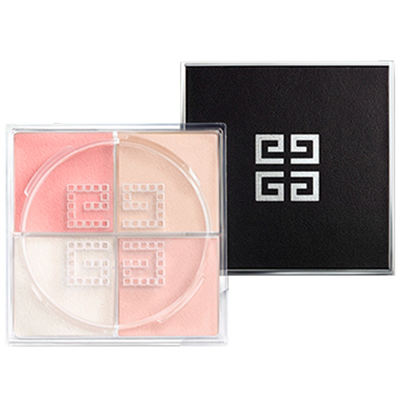 【国内专柜版 品牌礼盒装】纪梵希轻盈无痕明星四色散粉4x3g #7薄纱玫瑰 粉嫩肤色 赠品牌礼盒礼袋