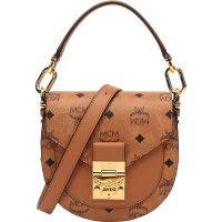 MCM 女士 人造革/牛皮革Patricia手提单肩斜挎包 MWSAAPA02