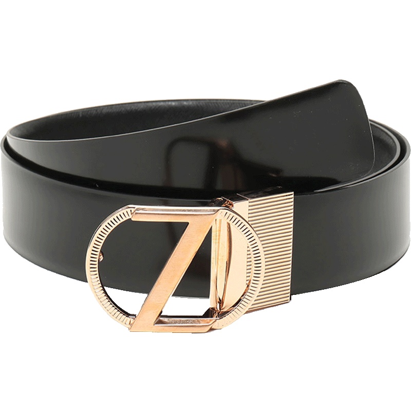 Z ZEGNA 杰尼亚 男士皮革板扣式双面皮带腰带 BVARE1 980C