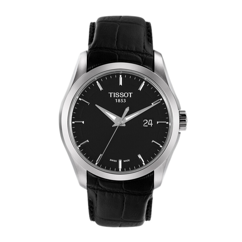 天梭(TISSOT) 瑞士手表 库图系列石英情侣表男表 T035.410.16.051.00
