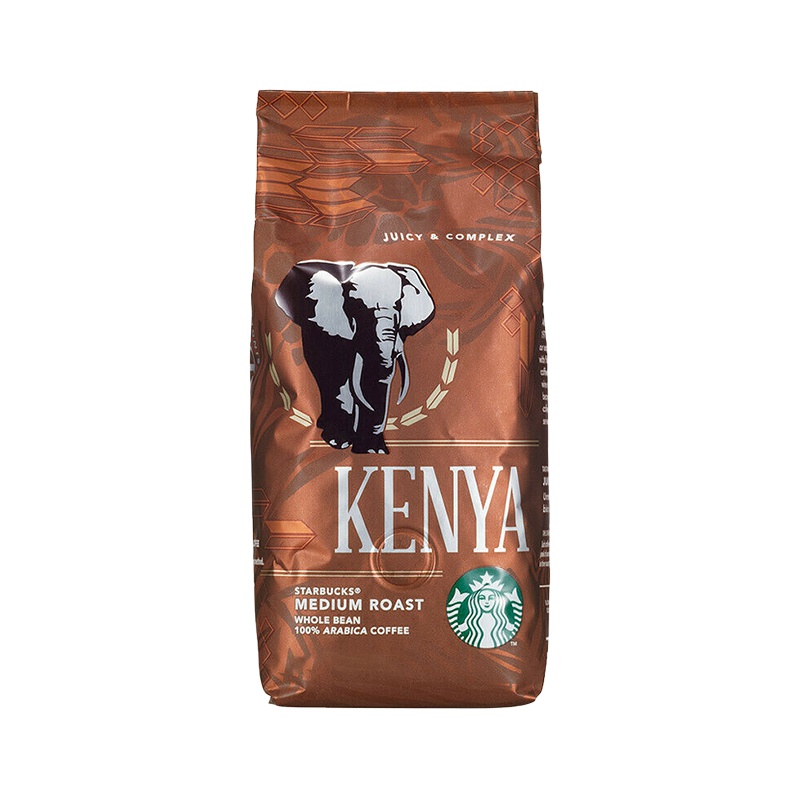 [中度烘焙]星巴克(Starbucks)肯尼亚咖啡豆 250g/袋 进口咖啡豆 黑咖啡 法国进口