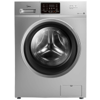 美的(Midea)MG100N31DS 10公斤大容量变频除菌滚筒洗脱一体洗衣机 巴氏除菌洗 BLDC变频 家用银色