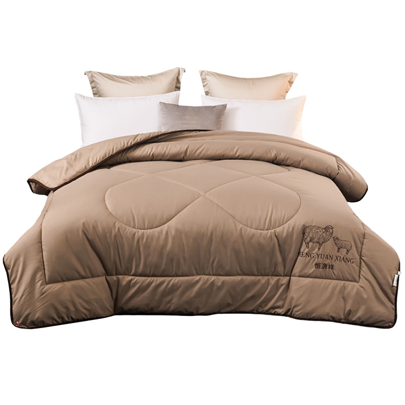 恒源祥羊毛被子冬被四季通用单双人棉被褥春秋被学生宿舍空调被芯