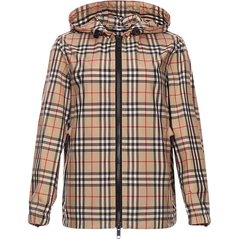 BURBERRY 博柏利 女士聚酯纤维连帽外套夹克上衣 80256781