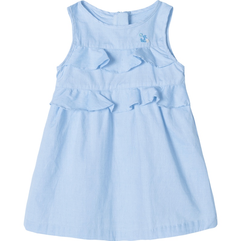 贝贝怡宝宝背心连衣裙夏季新款纯棉透气洋气甜美长裙192Q133