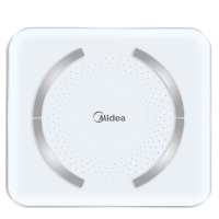 美的(Midea)体脂秤 MW-S2 智能蓝牙体重秤 电子称健康秤 家用脂肪秤 APP同步斑点白