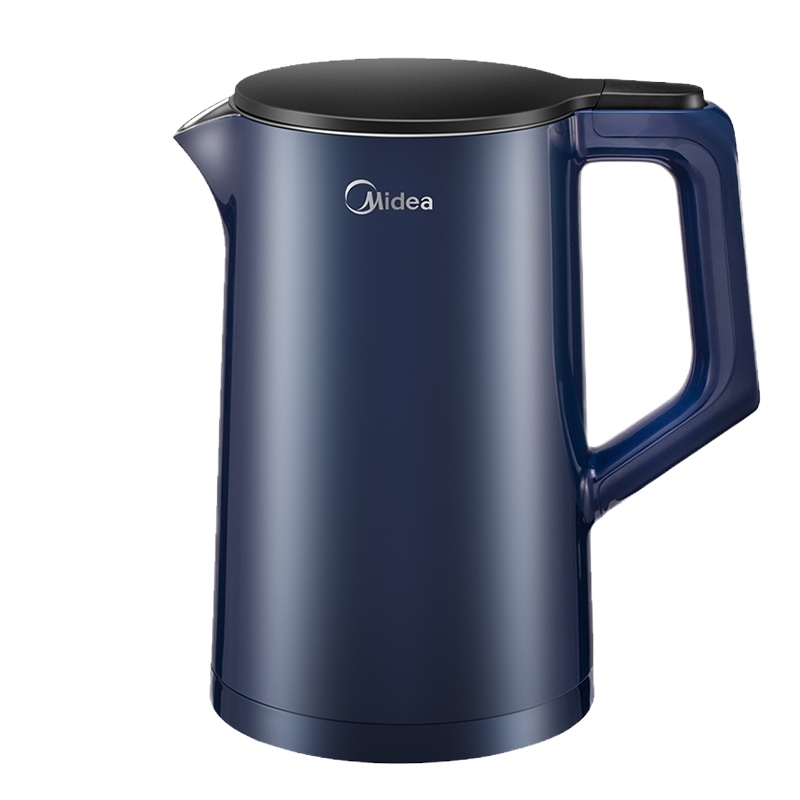 美的（Midea）热水壶电热水壶304不锈钢暖水壶开水壶煮水壶烧水壶MK-HE1519 蓝色