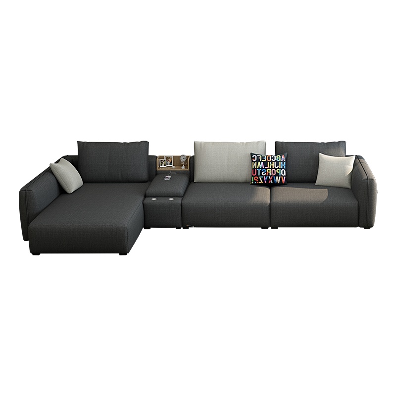 徘徊生活 北欧布艺沙发现代简约整装可拆洗沙发客厅大小户型组合