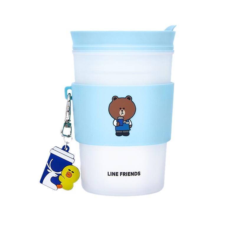 瑞幸咖啡&LINE FRIENDS联名款冷变双层随行杯大容量水杯便携水杯子