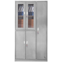 鑫虎威 办公家具不锈钢五门更衣柜员工柜收纳柜储物柜铁皮柜多门存包柜鞋柜碗柜304不锈钢挂衣柜