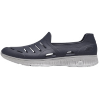 【自营】Skechers斯凯奇男健步鞋透气套脚洞洞鞋运动凉鞋54270. 54270/NVGY海军蓝色+灰色