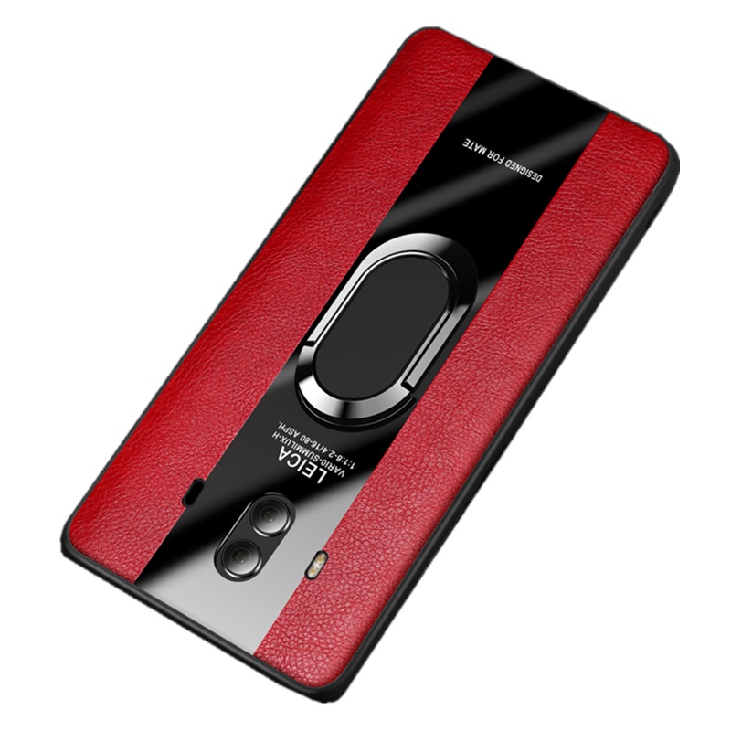 [送钢化膜]高铭宣华为mate10pro手机壳mate10磁吸皮套mate9全包软 Mate10pro[玄黑]*送钢化膜