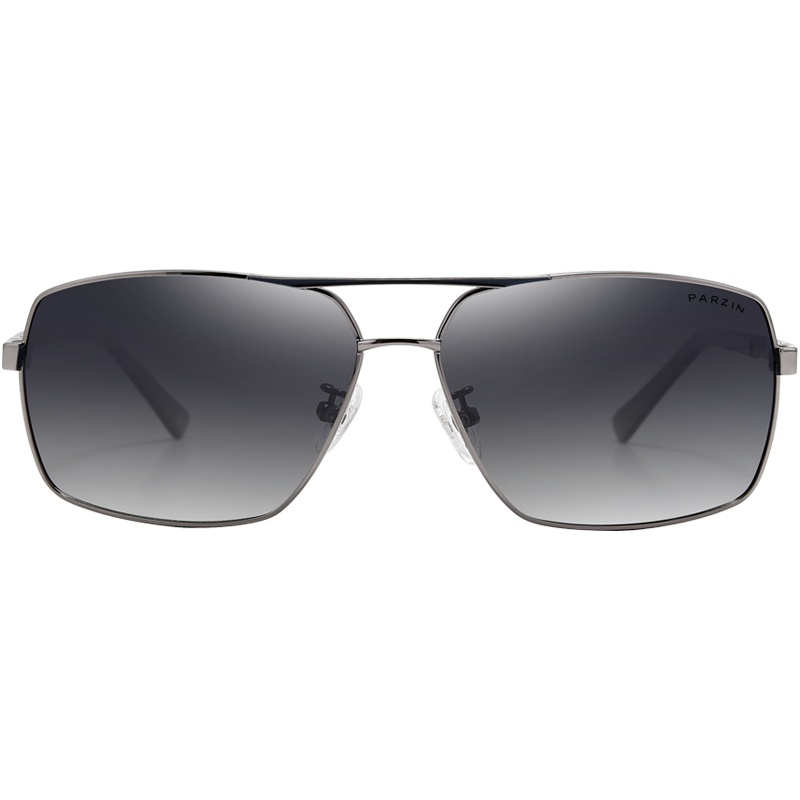帕森(PARZIN) 偏光太阳镜 男士司机驾驶镜 金属大框潮墨镜 春夏8100