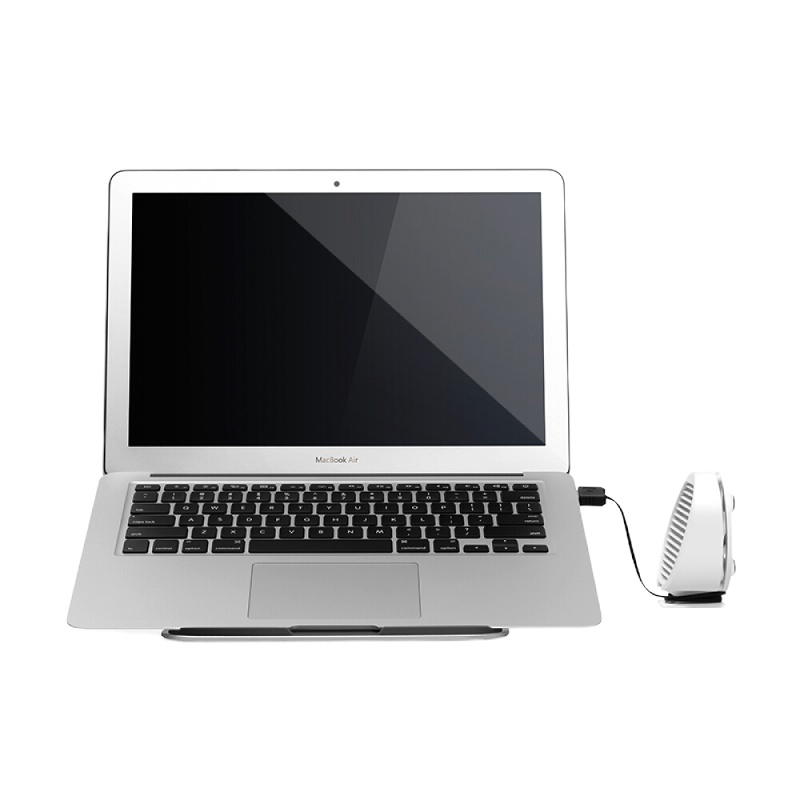 STK埃普(UP)AP-1S 散热器铝合金15.6英寸笔记本支架 Mac桌面增高架电脑支架带风扇USB供电静音组合支架