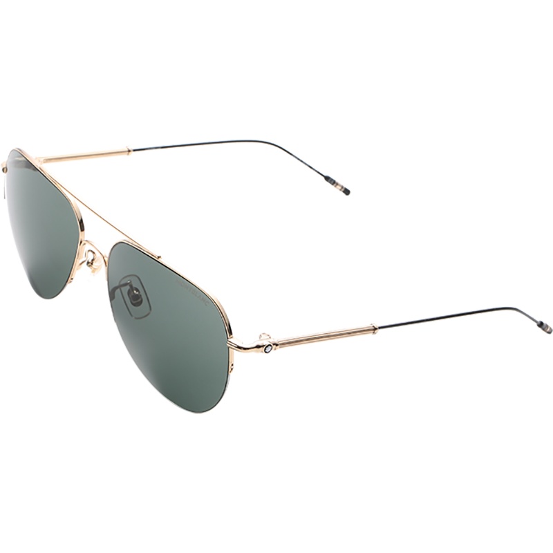 万宝龙 MONTBLANC 男士金属太阳镜眼镜 MB0037S