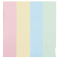 得力便条纸百事贴(彩条/76*19mm/4pcs*100张) 7730