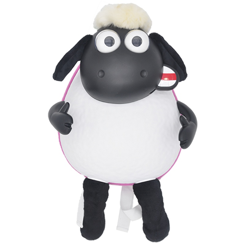 小羊肖恩 小羊肖恩萌趣背包 儿童休闲减负双肩背包迷你幼儿收纳包-肖恩粉色 SC8207