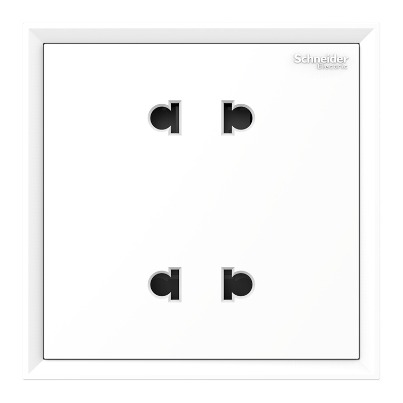 施耐德电气 自营 皓朗清雅白色 家用86型开关插座 面板 电脑电视电源 开关 小夜灯 网线电视接口 16A插座 五孔插座