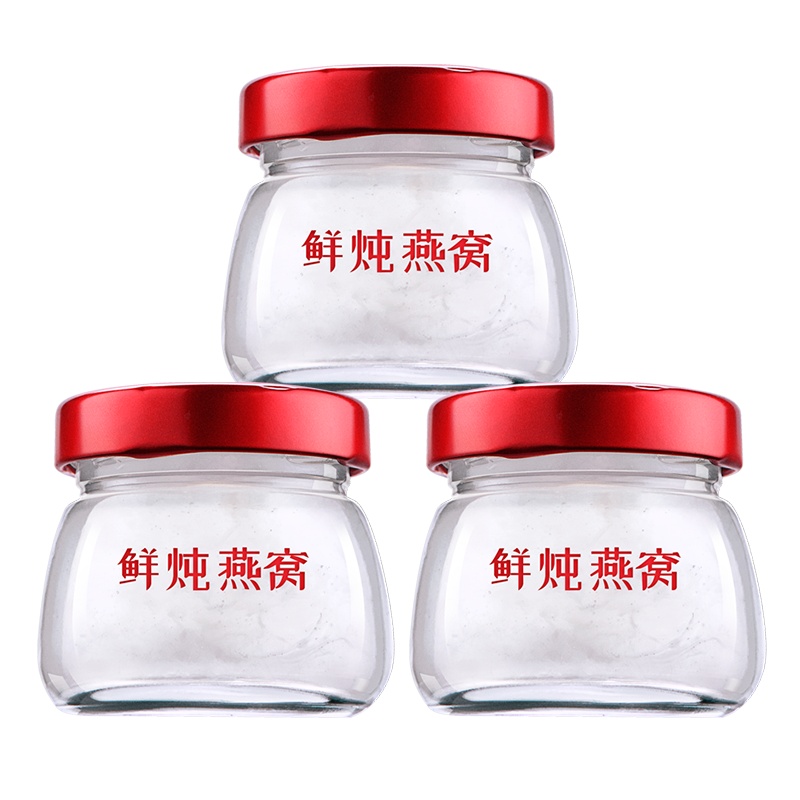 青源堂鲜炖燕窝即食马来西亚即食滋补早餐70g*3瓶