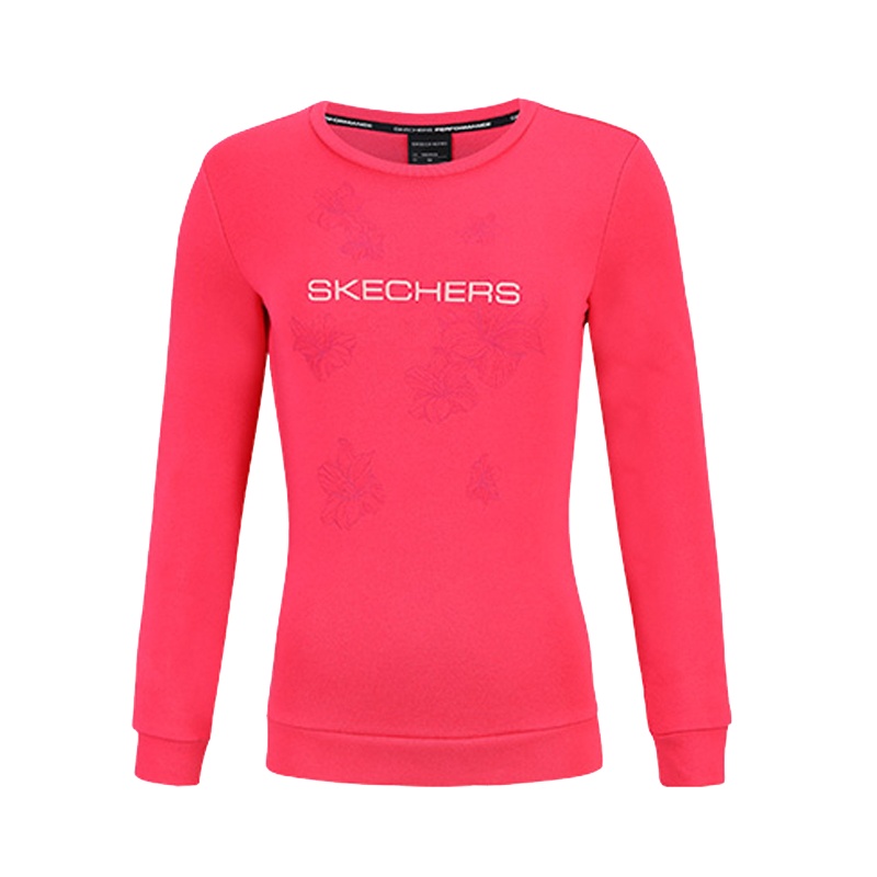 Skechers斯凯奇女款运动服 套头卫衣舒适保暖套头衫 SAWW17501
