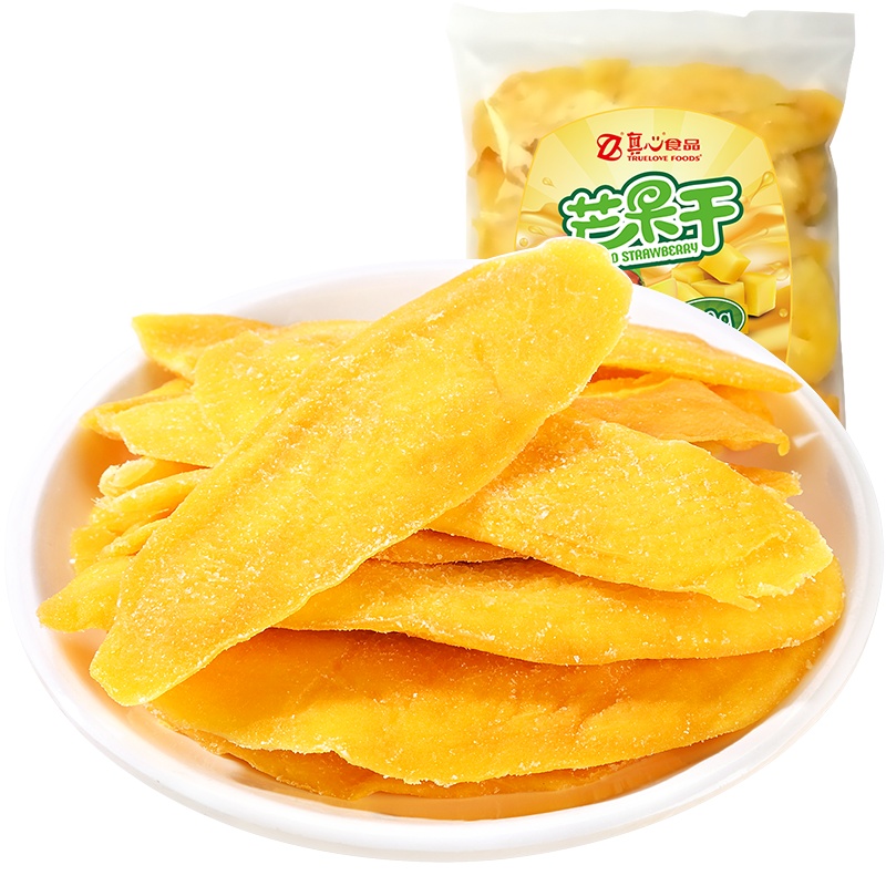 [真心 芒果干500g ]水果干大礼包蜜饯果脯果干一箱整箱装泰国味零食T