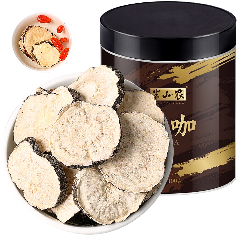 半山农 黑玛卡干果片 玛咖干 100克/瓶 MACA玛咖精片 精选黑马卡切片 五宝茶原料