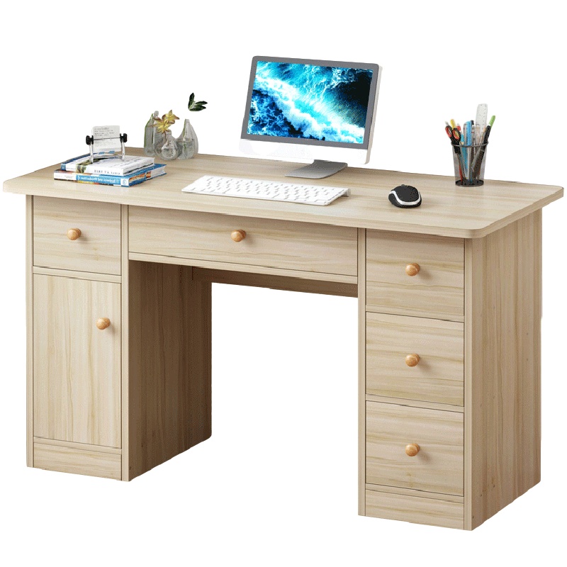 鑫金虎电脑桌台式家用简易书桌简约现代写字桌卧室办公桌经济型小书桌子