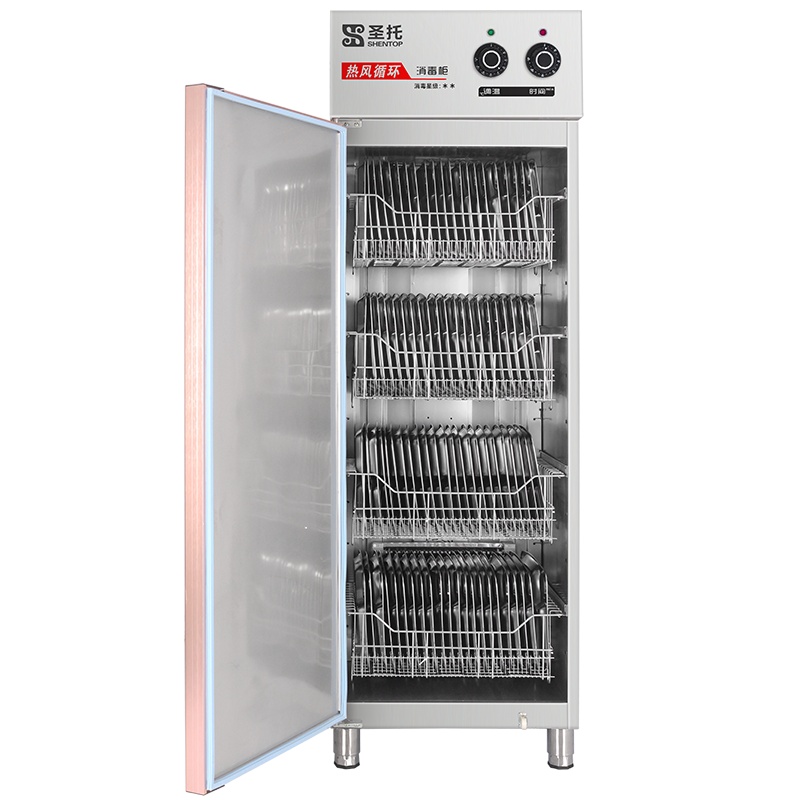 圣托(Shentop)热风循环高温消毒柜 立式商用酒店厨房餐具 单门不锈钢多功能消毒碗柜 RTP500-B3