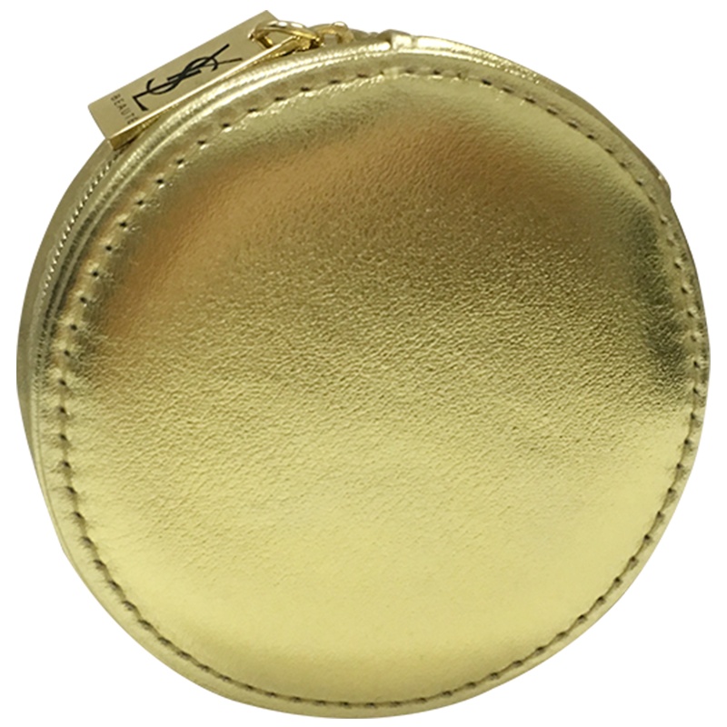 圣罗兰(YSL)金色皮革气垫零钱包