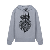 范思哲 VERSACE JEANS COUTURE 男士 棉质薄绒款连帽长袖卫衣运动衫71GAIP11 CF00P