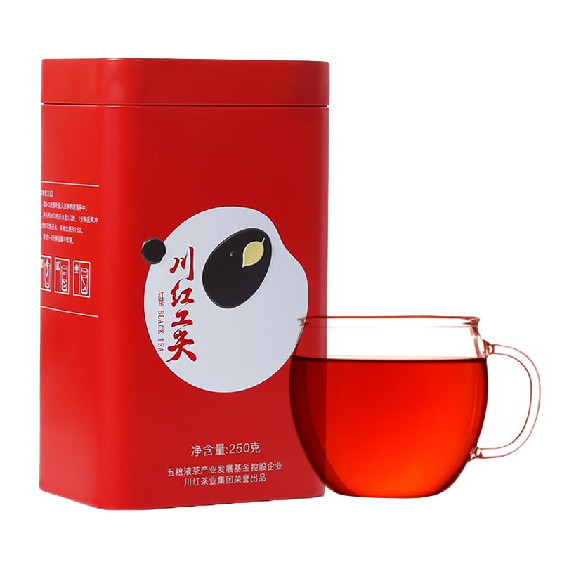 川红 非遗技艺 浓香型工夫红茶茶叶250g/盒