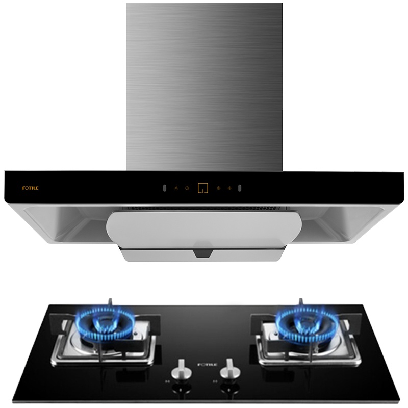 方太(FOTILE)20立方升级款EMD21T+TH33B欧式触控式油烟机抽油烟机吸油烟机燃气灶具套餐
