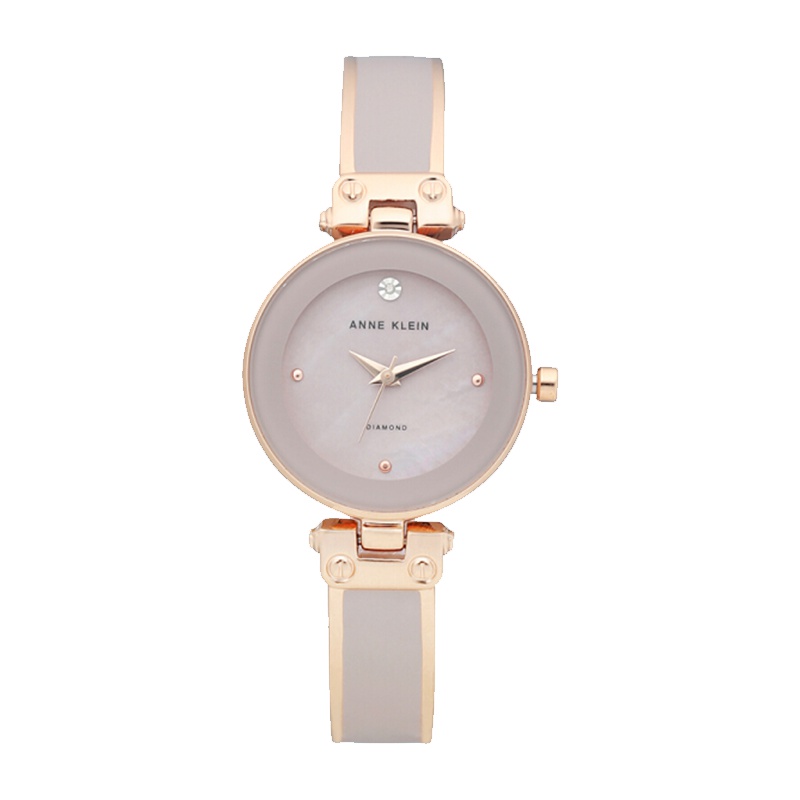 安妮克莱因（ANNE KLEIN）璀璨永恒系列镶钻个性潮流学院风时尚女士腕表AK/V1980TPRG