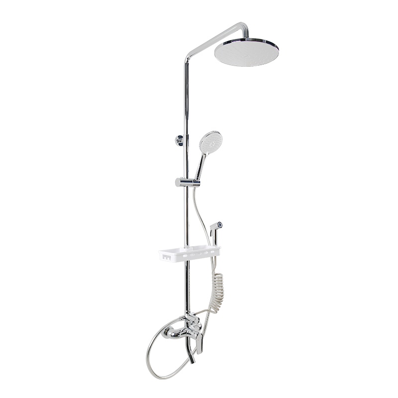 法恩莎沐浴花洒套装家用龙头铜可升降淋雨神器置物收纳F4M9071SC