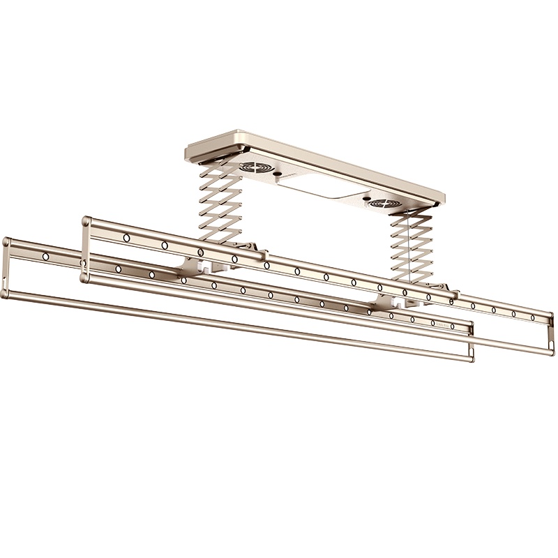 [线下同款|1213B]好太太电动升降晾衣架智能遥控阳台照明风干消毒室内外晒衣架铝合金