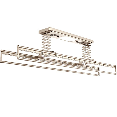 [线下同款|1213b]好太太电动升降晾衣架智能遥控阳台照明风干消毒室内