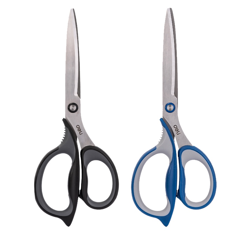 得力deli77759剪刀175mm合金不锈钢尖头家用多功能办公用品裁缝手工成人剪刀裁缝[苏宁自营]