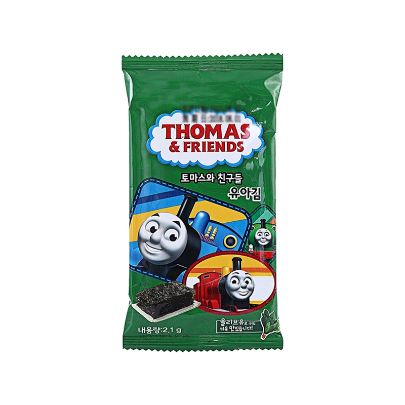 小火车 宝宝零食橄榄油海苔21克 儿童点心