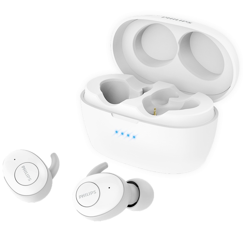 飞利浦(PHILIPS)宾豆真无线蓝牙耳机SHB2505WT 入耳式立体声通话迷你耳麦 重低音游戏运动耳塞 蓝牙5.0