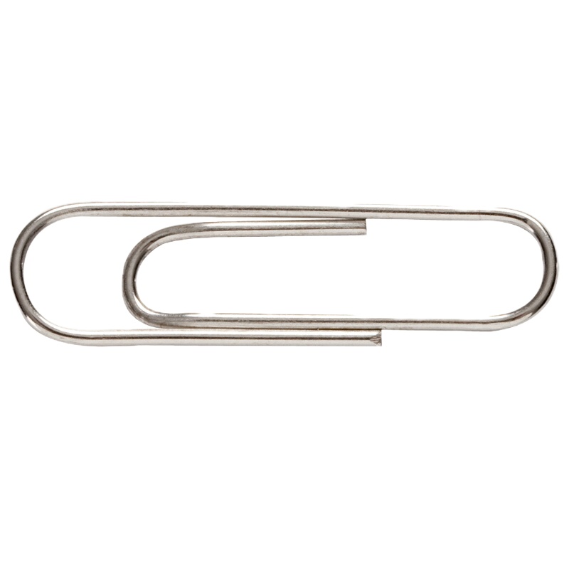 齐心 防锈回形针(纸盒装) B3500 29MM 镍色 10盒/包 一盒装(起订量不足100盒不发货)