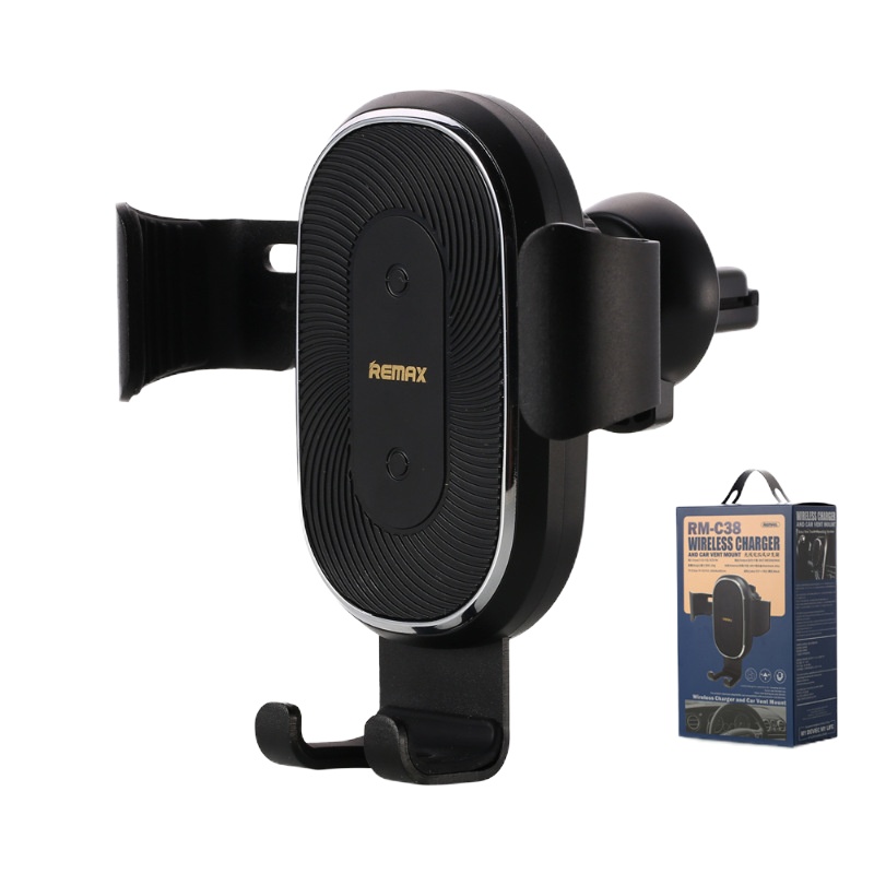 REMAX 无线充手机 车载支架重力感应 全自动吸盘式卡扣式 RM-C37 单个装