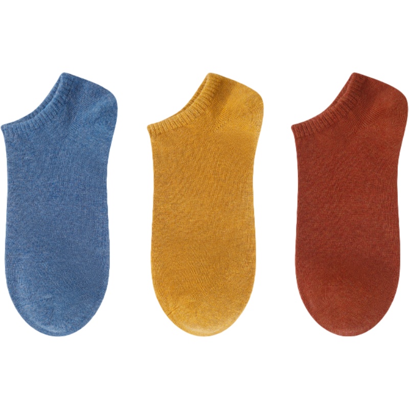 蓓乐妃袜子男短袜棉祙春夏季短筒青少年运动全棉吸汗透气休闲低帮个性潮袜i子